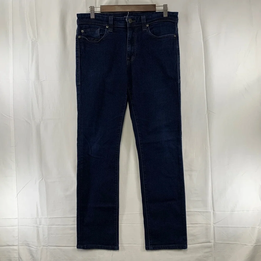 Fidelity Denim Jimmy Jeans Mens 32x30 Brooklyn Blue Slim Straight M8465 Made USA